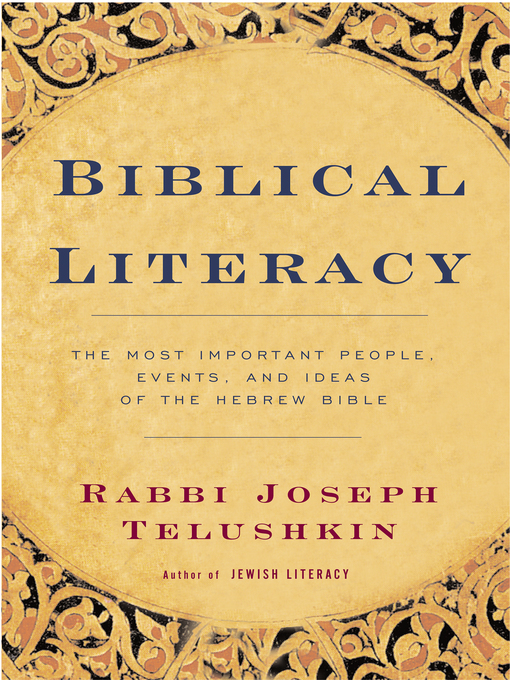 Title details for Biblical Literacy by Joseph Telushkin - Wait list
